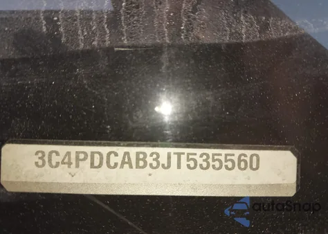 2018 Dodge Journey Se из США, поврежденный, VIN 3C4PDCAB3JT535560